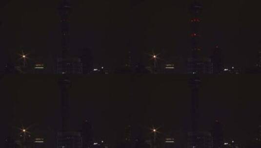 东方明珠 城市CBD 黄浦江 夜上海高清在线视频素材下载