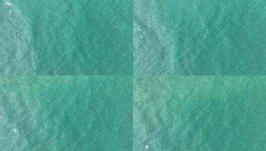 泰国普吉岛海域美丽清澈的绿松石水特写高清在线视频素材下载