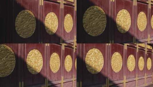 古典龙金色木雕生肖龙主题高清在线视频素材下载