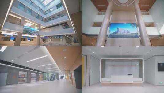 新三甲医院大楼空镜高清在线视频素材下载