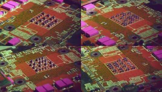 芯片 电路 电子 电路板高清在线视频素材下载
