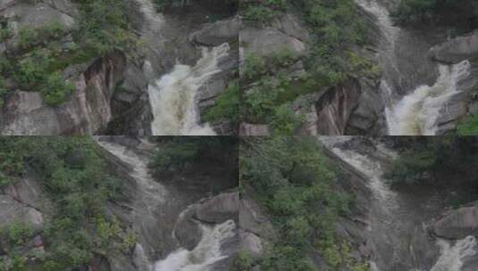 雨后泰山，飞瀑流水高清在线视频素材下载