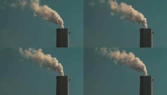 空气污染 烟雾 工业排放高清在线视频素材下载