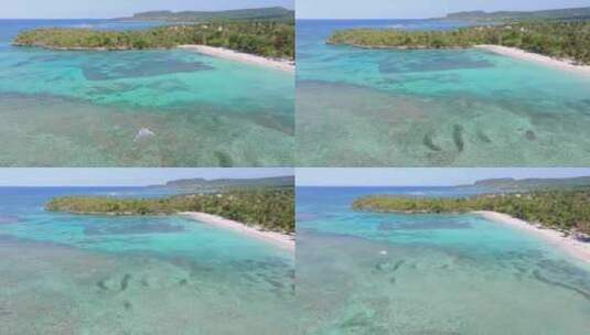 多米尼加共和国萨马纳半岛拉斯加莱拉斯的拉高清在线视频素材下载