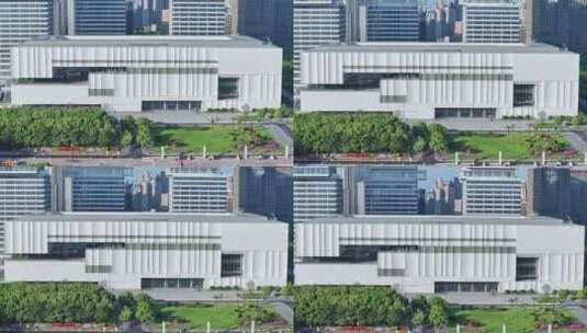 上海博物馆东馆 上海 地标 浦东博物馆高清在线视频素材下载