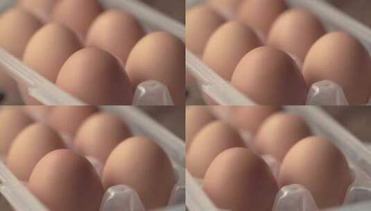 一盒土鸡蛋高清在线视频素材下载