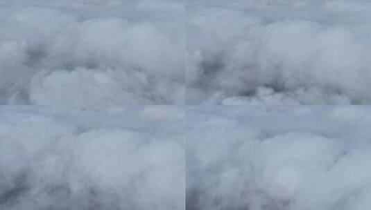 俯拍云层俯拍云海俯拍云朵俯视白云特写云朵高清在线视频素材下载
