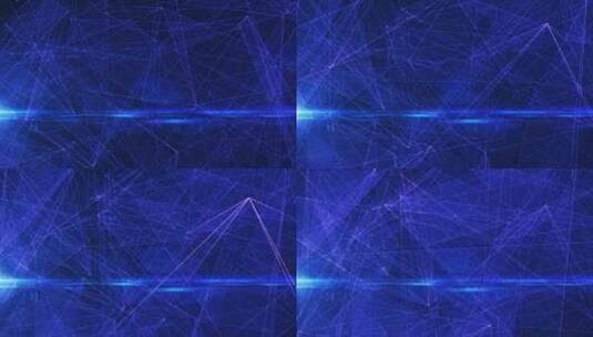 抽象蓝线发光高科技数字能源抽象背景。视频高清在线视频素材下载