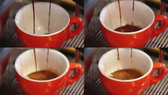 咖啡萃取流出高清在线视频素材下载