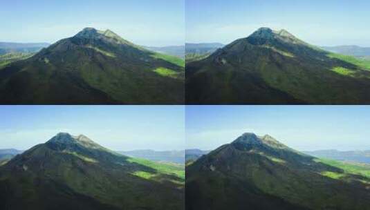 无人机拍摄的山脉高清在线视频素材下载