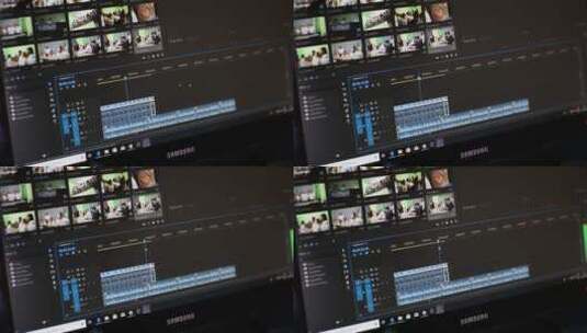 视频编辑过程高清在线视频素材下载
