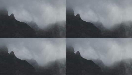 云层形成的延时摄影高清在线视频素材下载