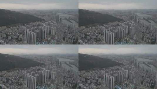 珠海市香洲区全景4K航拍高清在线视频素材下载