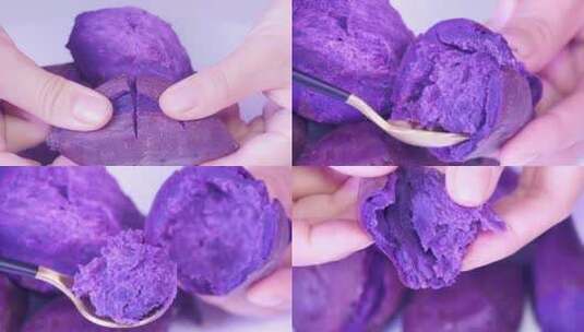 小紫薯素材高清在线视频素材下载