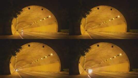 车辆经过隧道高清在线视频素材下载