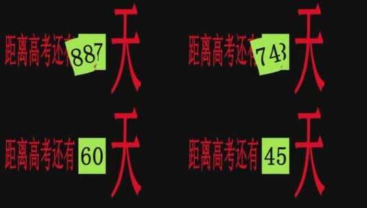 高考100天翻页日历倒计时视频素材高清在线视频素材下载