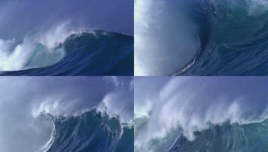 海浪翻滚高清在线视频素材下载