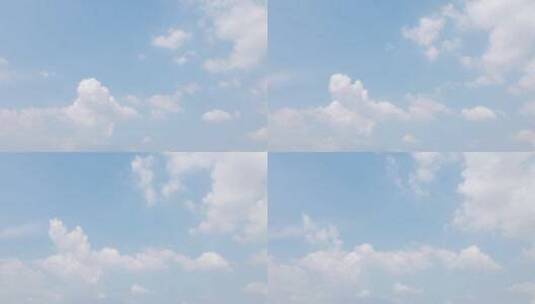 蓝天白云自然风光延时摄影高清在线视频素材下载