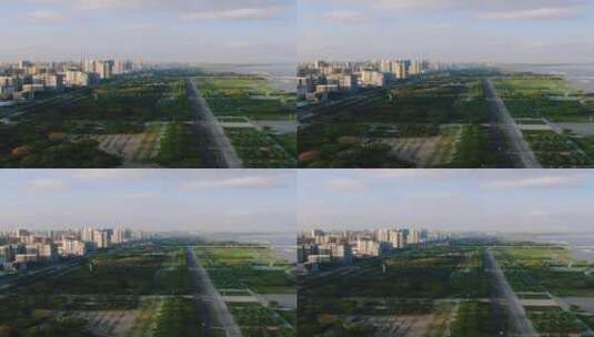 城市航拍武汉汉口江汉滩竖屏高清在线视频素材下载