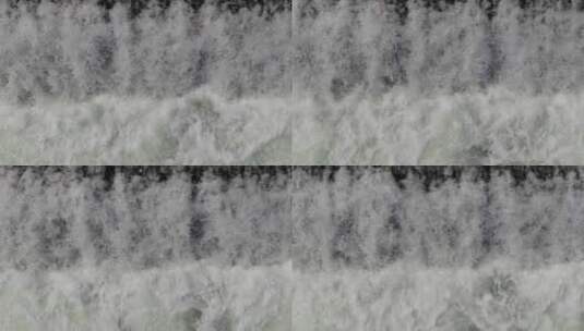 航拍江流湍急水流高清在线视频素材下载