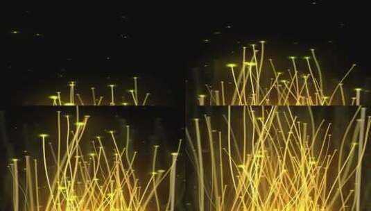 大气金色粒子背景视频高清在线视频素材下载