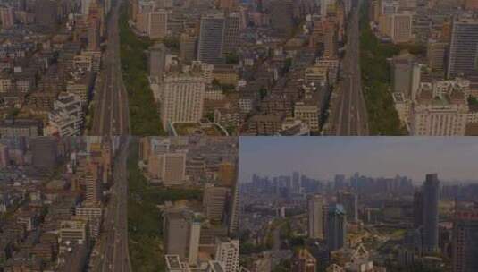 城市建筑航拍宣传片都市圈广州深圳高清在线视频素材下载
