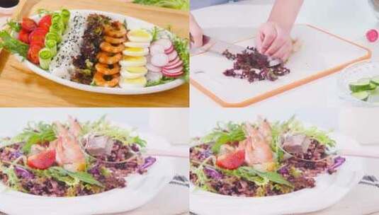 蔬菜沙拉高清在线视频素材下载