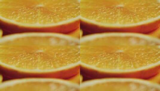 柑橘切片特写 高清在线视频素材下载