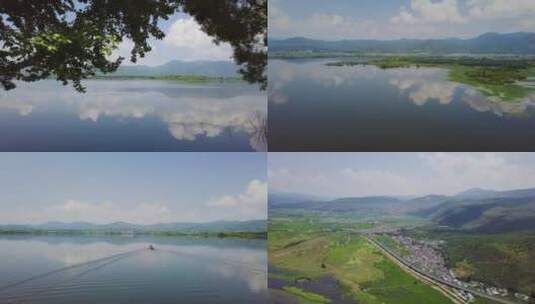 新农村山川湖泊高清在线视频素材下载