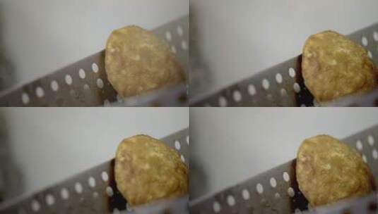 温州 古街 小吃 人文 油炸饼高清在线视频素材下载
