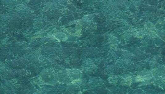 翠绿色和绿松石海波纹的背景高清在线视频素材下载