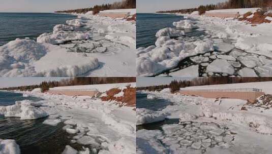 河流冰雪融化水水滴水源水资源高清在线视频素材下载