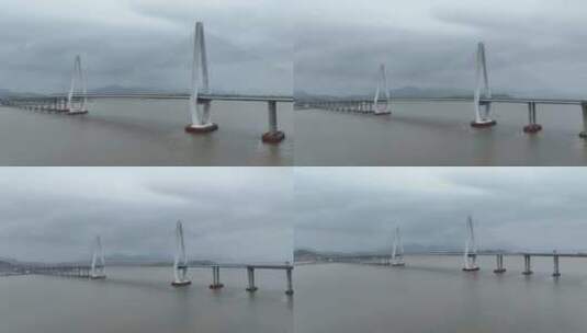 玉环跨海大桥高清在线视频素材下载