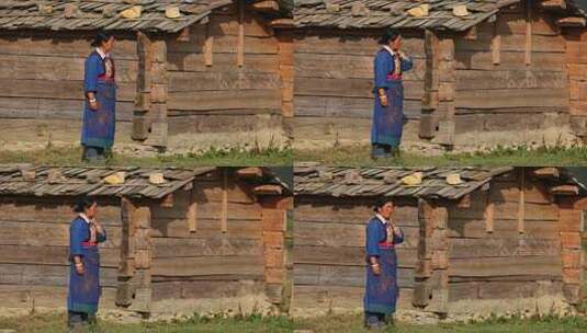 藏族妇女高清在线视频素材下载