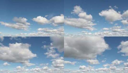 蓝天白云自然环境延时高清在线视频素材下载