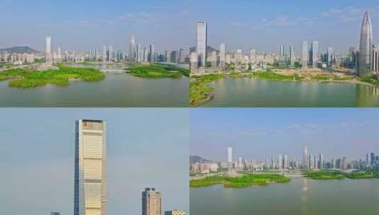 深圳湾超级总部高清在线视频素材下载