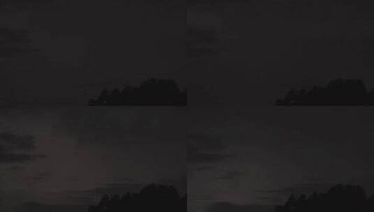 夜晚打雷的天空高清在线视频素材下载