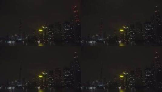 上海 夜景 陆家嘴 外滩 东方明珠 城市风光高清在线视频素材下载