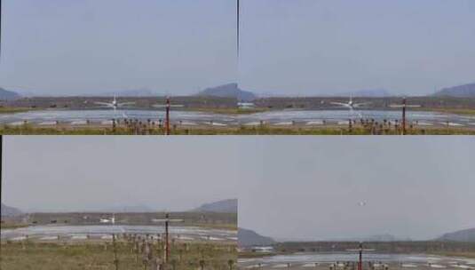 国航 A330厦航波音737飞机起飞降落滑行高清在线视频素材下载