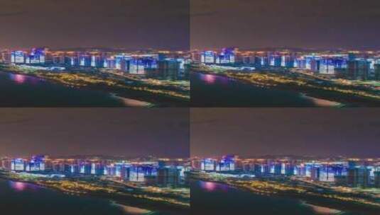 湖南长沙城市风光航拍移动延时高清在线视频素材下载