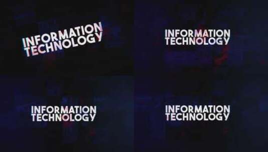 具有电影背景的信息技术故障标题动画高清在线视频素材下载
