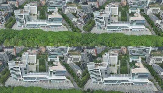 东莞松山湖区中国移动总部大楼高清在线视频素材下载