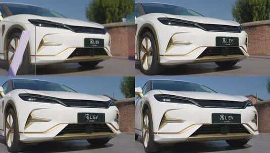 2025 款比亚迪宋 L EV 外观空镜高清在线视频素材下载