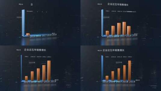 AE数据可视化模板高清AE视频素材下载