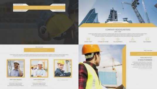 建筑企业公司宣传展示AE模板高清AE视频素材下载
