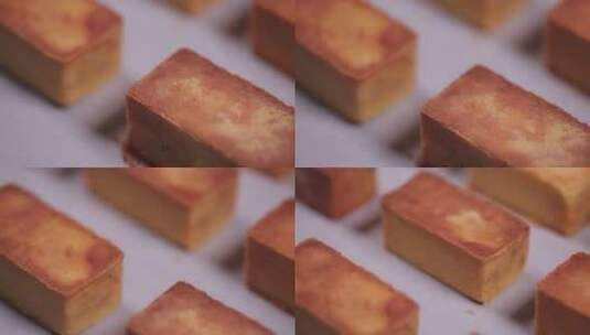 小吃糕点帝王酥枣泥酥高清在线视频素材下载