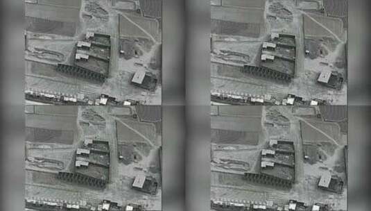 美国用B52炸弹袭击分子高清在线视频素材下载