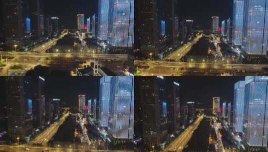 武汉城市地标建筑航拍高清在线视频素材下载