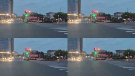 城市街道马路路上景象实拍高清在线视频素材下载