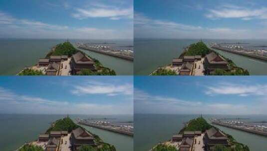 《超清4K》锦州笔架山延时高清在线视频素材下载